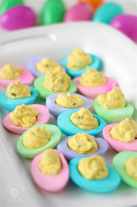 How To Make Beautiful Pastel Colored Deviled Eggs For Easter