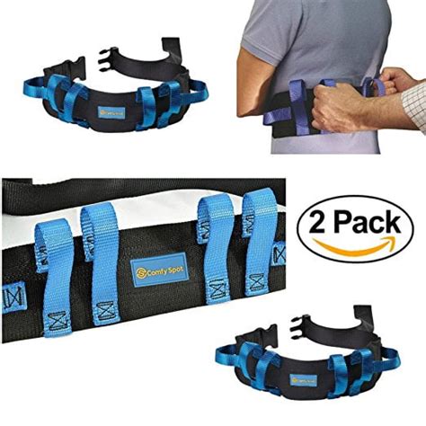 Gait Belt Transfer Belt 2 Pack With Quick Release Lifts Medical Safety