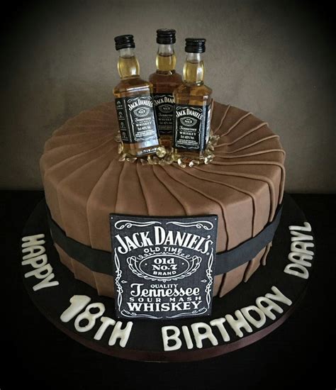 Jack Daniels birthday cake Guys 21st Birthday Birthday Cake For