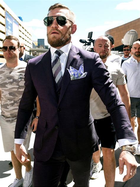 Conor Mcgregor In A Suit Inside Conor Mcgregor S Own Fashion Range