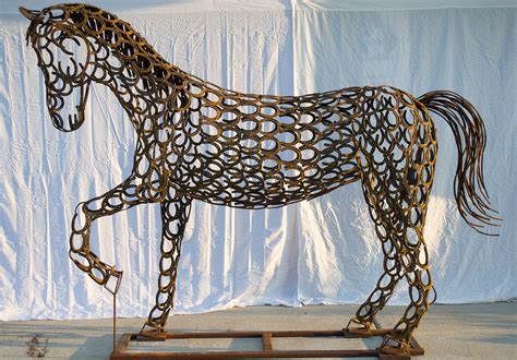 Steel Horse Sculpture Created By Mark Wilson