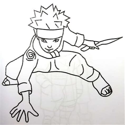 Gambar Mewarnai Naruto Shippuden