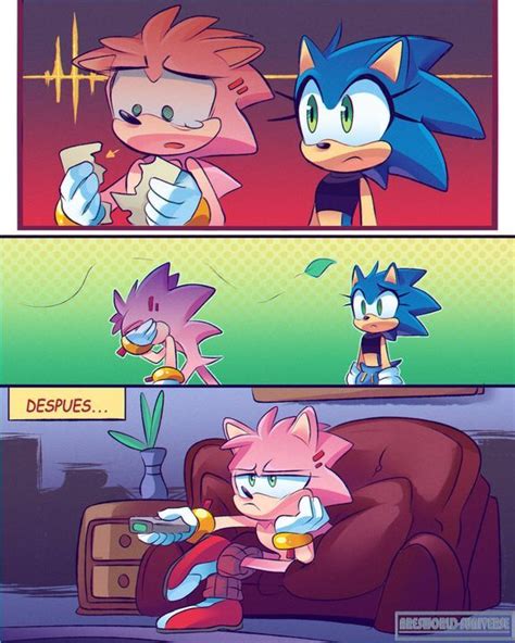 Sonic Cómics 78 Foto Sonic Y Amy Sonamy Comic Sonic