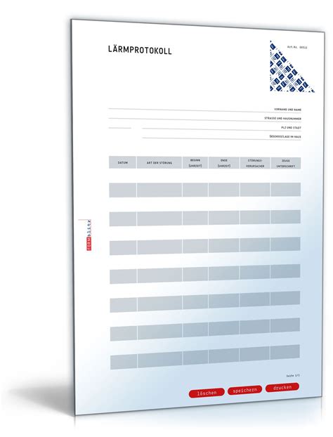 Find any pdf or ebook: Lärmprotokoll - Muster-Vorlage zum Download