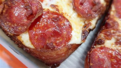 Little Caesars Bacon Wrapped Deep Dish Pizza Finally Returns Youtube