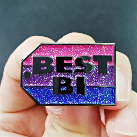 Prideoutlet Bisexual Best Bi Lapel Pin