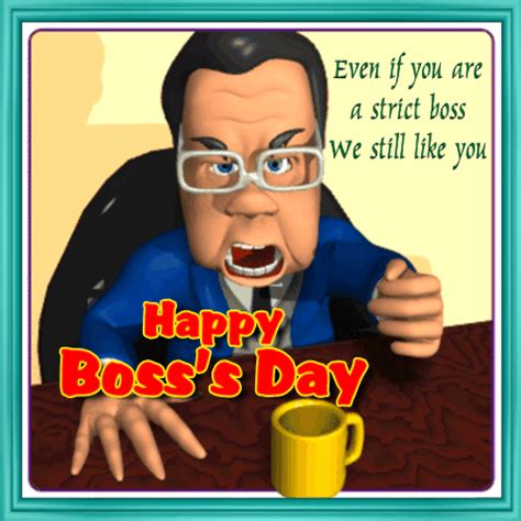 A Bosss Day Ecard Free Happy Bosss Day Ecards Greeting Cards 123