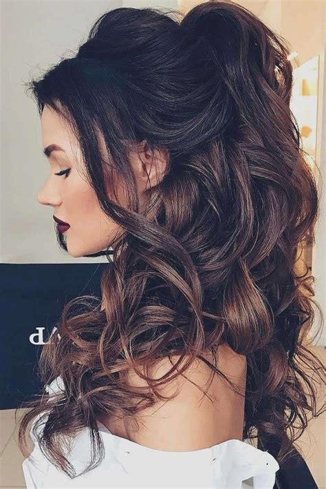 48 Long Curly Hairstyles For Wedding Guest Great Ideas