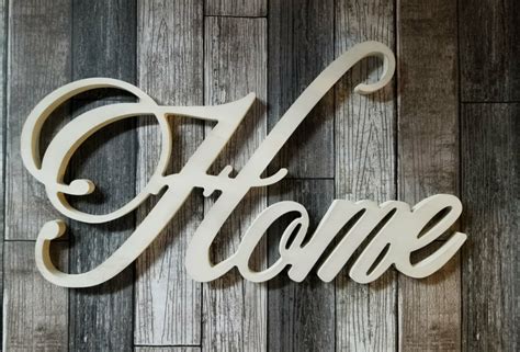 Home 34 Cut Out Word Sign Fabulous Ts And Home Decor