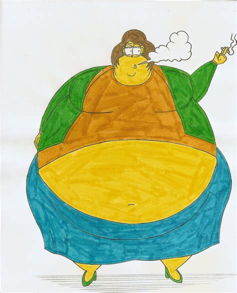 Obese Edna Krabappel By Robot001 On Deviantart