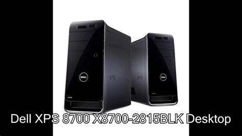 Dell Xps 8700 X8700 2815blk Desktop Reivew And Specs Youtube