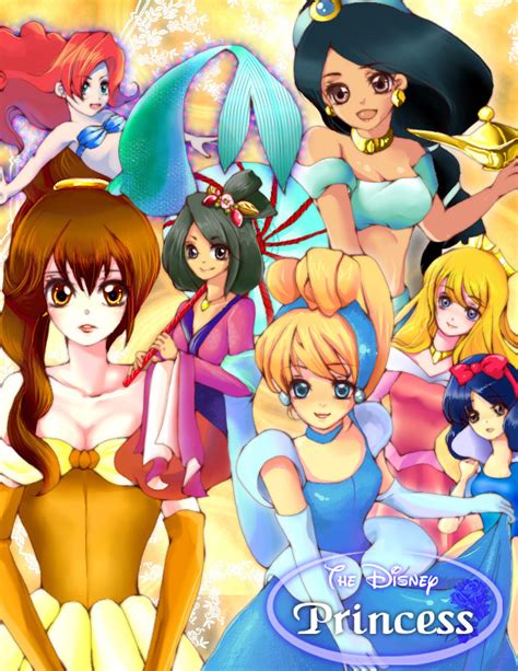 anime disney princess disney princess fan art 17089621 fanpop