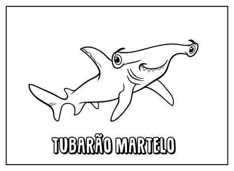 Desenho De Grande Tubar O Martelo Para Colorir Desenhos Para Colorir