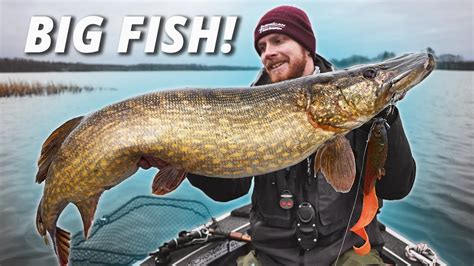 Catching Big Pike On Handmade Rubber Lures With High5lures Youtube