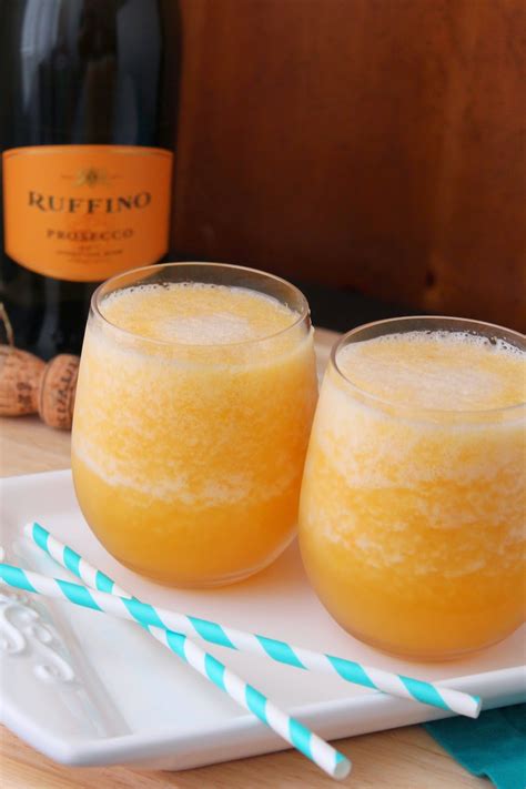 Love And Confections Frozen Peach Bellini For Brunchweek