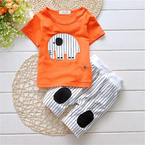 Bibicola Summer Baby Boys Clothing Sets Infant Boys Clothes Tops T