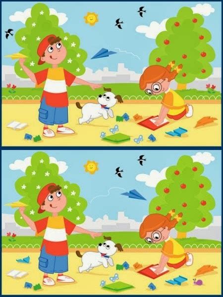 Online Spot The Difference Picture Puzzle Genius Puzzles