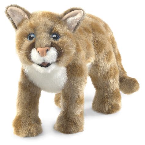 Hand Puppet Folkmanis Mountain Lion Cub New Toys Soft Doll Plush