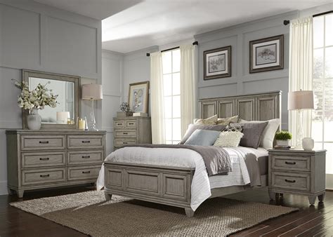 Wayfair bedroom sets queen furniture modern decorating home. Liberty Grayton Grove 4-Piece Panel Bedroom Set in ...