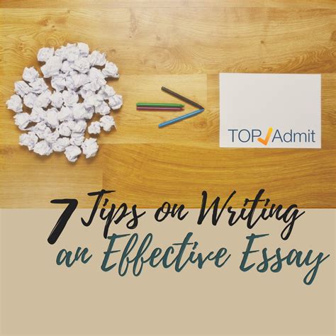 7 Tips On Writing On Effective Essaytopadmit Online Application Essay