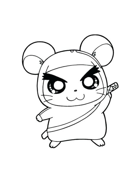 Free Hamster Coloring Pages At Free