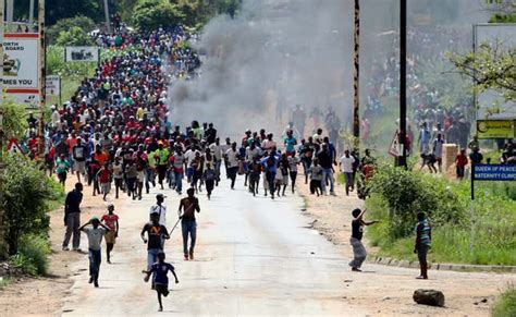 Zimbabwe Protest Internet Shut Down Military Deployed 5 Dead