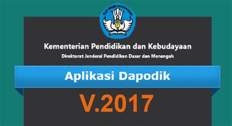 Check spelling or type a new query. BERIKUT DAFTAR PERUBAHAN APLIKASI DAPODIK 2017 UNTUK WAJIB ...