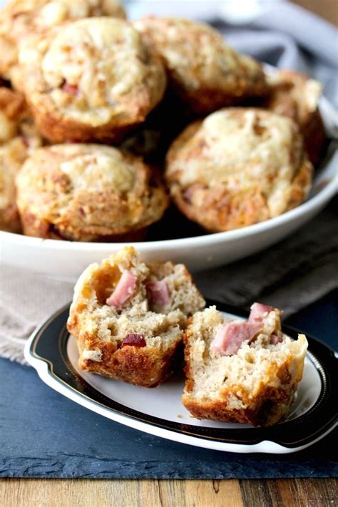 This is no ordinary grilled ham and cheese sandwich. Ham and Cheese Rye Muffins | Recipe | Muffins, Ham and cheese, Ham