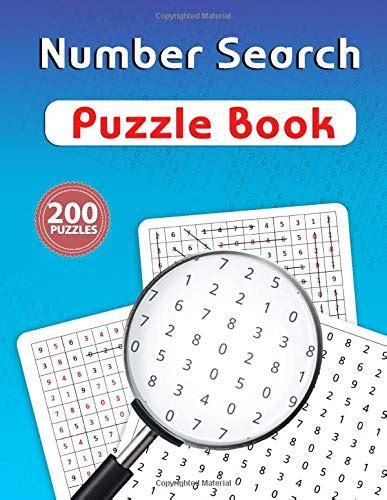 Number Search Puzzle Books 200 Puzzles Classic Collection Of 200