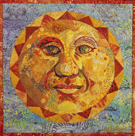 Sun Portrait Susan Carlson Quilts
