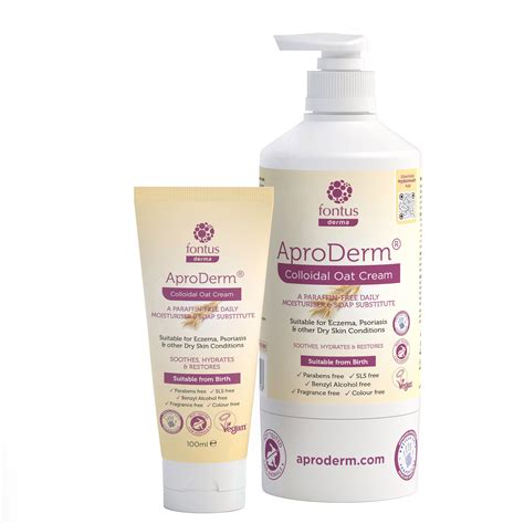 Aproderm Colloidal Oat Cream Dermatology Handbook