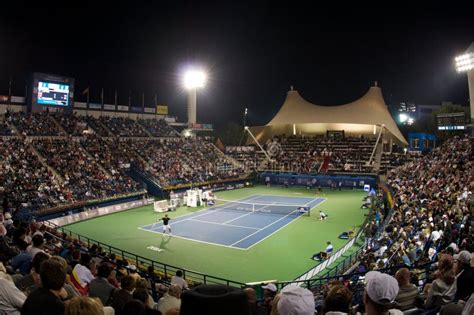 Cour De Stade De Tennis De Dubaï Photo éditorial Image Du Ouvert
