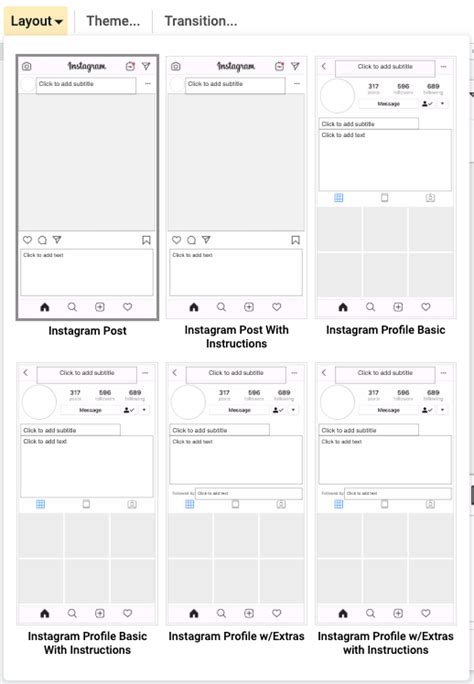 Instagram Templates Social Media Posts 15 Blank Instagram Post