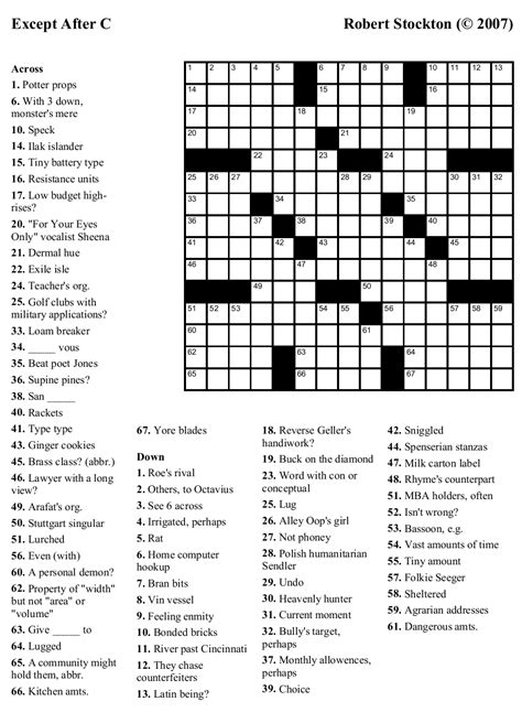 You have my permission to share and print the crosswords for any purpose except sell them. Beekeeper Crosswords