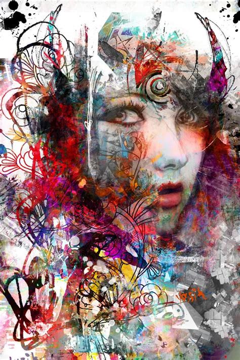 Original Portrait Painting By Yossi Kotler Abstract Expressionism Art