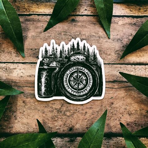 camera sticker phone cover stickers print decals stickers