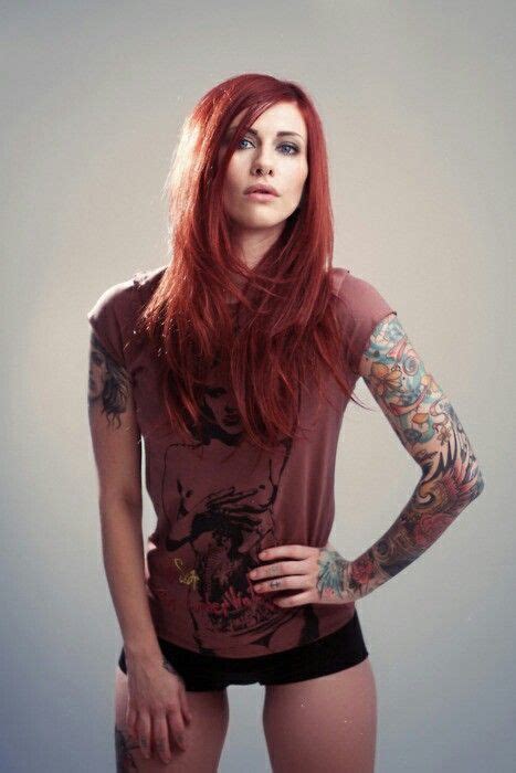 Pin By Em On Tattooed Women D Red Hair Freckles Beautiful Redhead