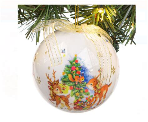 Ornament De Craciun Glob De Crăciun Brad Reni Colorati 75 Cm