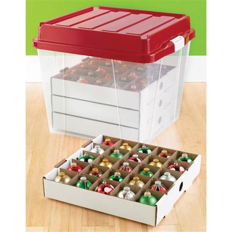 The Container Store > Corrugated Ornament Storage Trays  Christmas