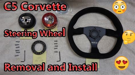 C5 Corvette Steering Wheel Removal And Aftermarket Install Youtube