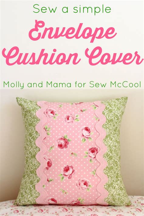 These covers (or shams) are wonderfully versatile and don't require a you can use this technique for any size pillow, but i will be making a pillow cover for a 50 x 50 cm (20 x 20 inches) ikea pillow insert. How to sew an envelope cushion cover - Sew McCool | Sewing ...