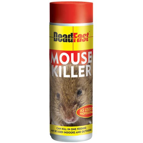 Deadfast Poisonous Bait Mouse Killer 250g Departments Diy At Bandq