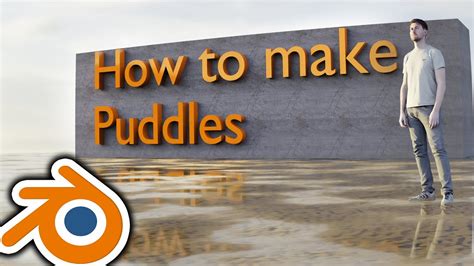 How To Make Puddles Blender Tutorial Youtube