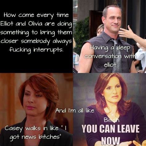 Alex cabot amanda rollins article carisi casey novak characters dominick carisi donald cragen elliot stabler fin tutuola john munch law and order law and order svu mariska hargitay nick amaro olivia benson rafael barba svu tv tv show. I know it's stupid but I literally had to make it because it's too true! | Svu funny, Law and order