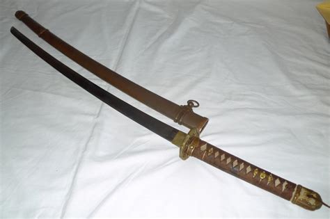 Sold Price Japan Wwii Ww2 Japanese Army Samurai Officer Sword