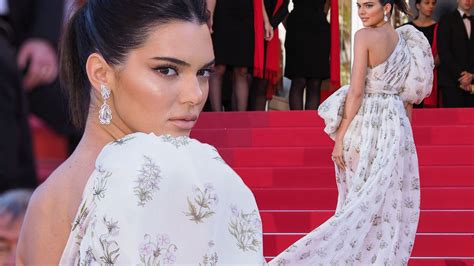 Kendall Jenner Flashes Her Endless Legs In White Mini Dress With