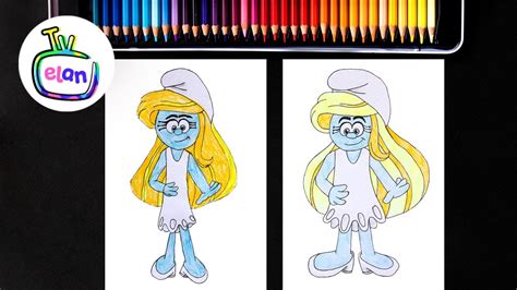How To Draw Smurfette The Smurfs Youtube
