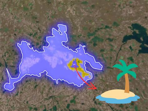 Beyond Bonkers This Recursive Island Located On A Lake Exists