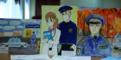 В Жуковском подвели итоги конкурса детских рисунков «Мои родители работают в полиции ...