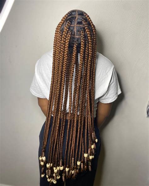 Creative Ways To Style Box Braids With Beads You Should Choose New Natural Hairstyles